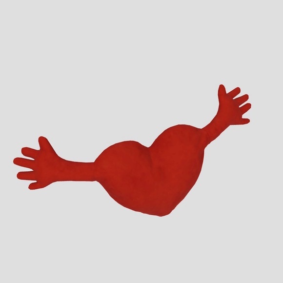 16x40” Red Heart-Shaped Plush Pillow CUSHION Valentine’s Day I love you new ❤️ - Picture 4 of 7